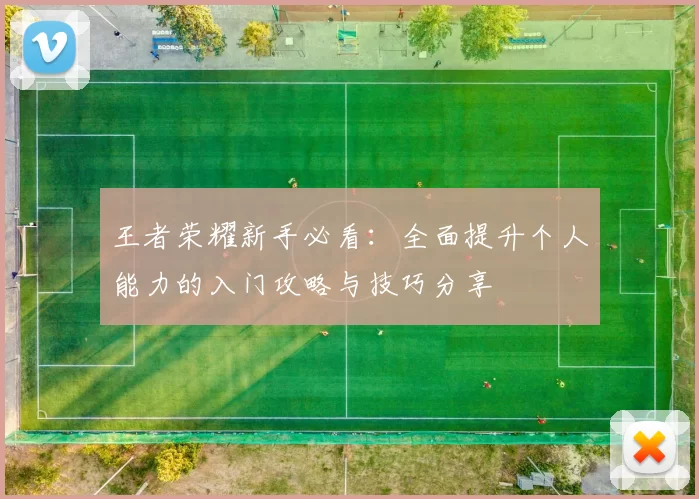 王者荣耀新手必看：全面提升个人能力的入门攻略与技巧分享