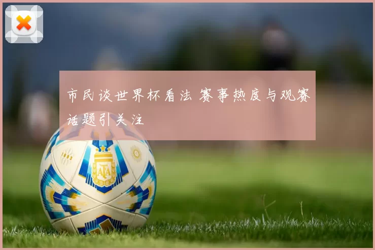 市民谈世界杯看法 赛事热度与观赛话题引关注