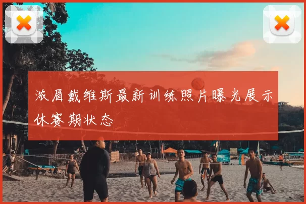 浓眉戴维斯最新训练照片曝光展示休赛期状态