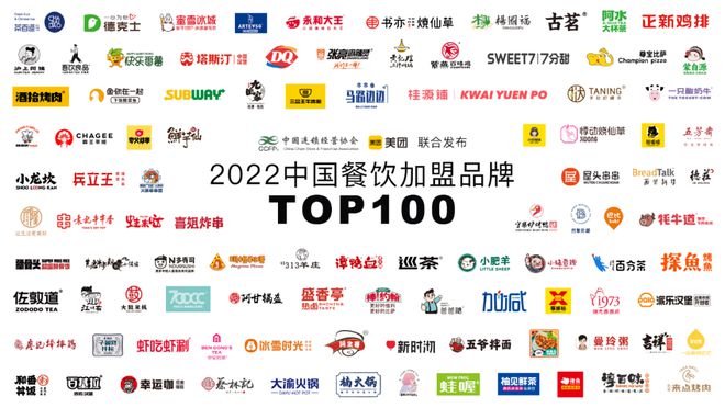 那些品牌值得加盟？2022中国餐饮加盟品牌TOP100出炉(图1)